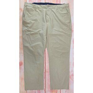 FootJoy Mens Khaki Golf Pants W42/L32 Polyester Spandex Blend